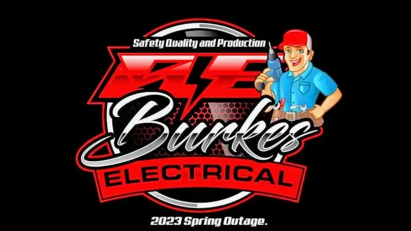 Logo design made for Burkes Electrical