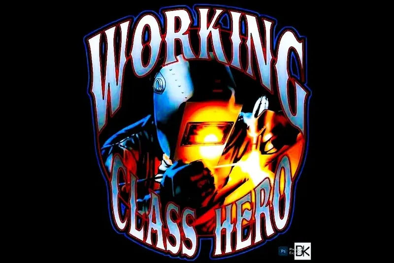 Shirt design - Working Class Hero