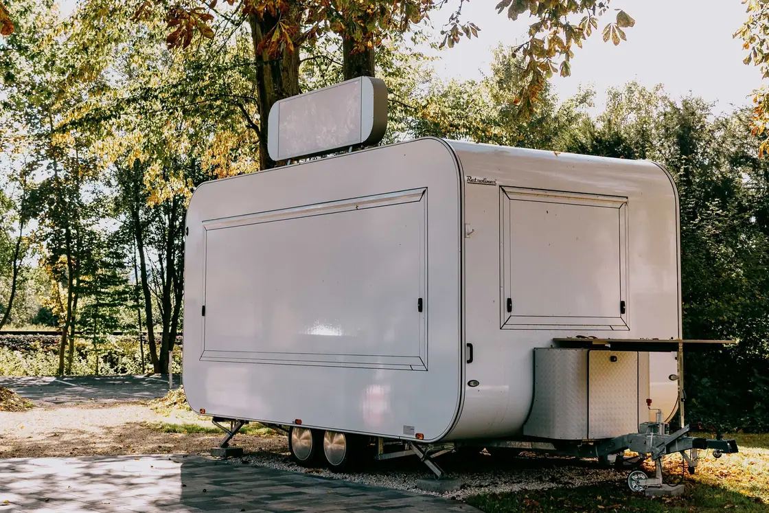 Concession trailer ready for graphics photograph